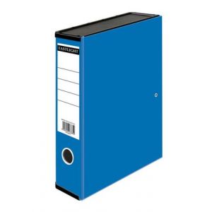 ValueX Box File Paper on Board Foolscap 65mm Capacity 80mm Spine Width Clip Closure Blue - 31813DENT